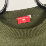 Retro Fubu Fat Albert Knit Sweatshirt Brown XL