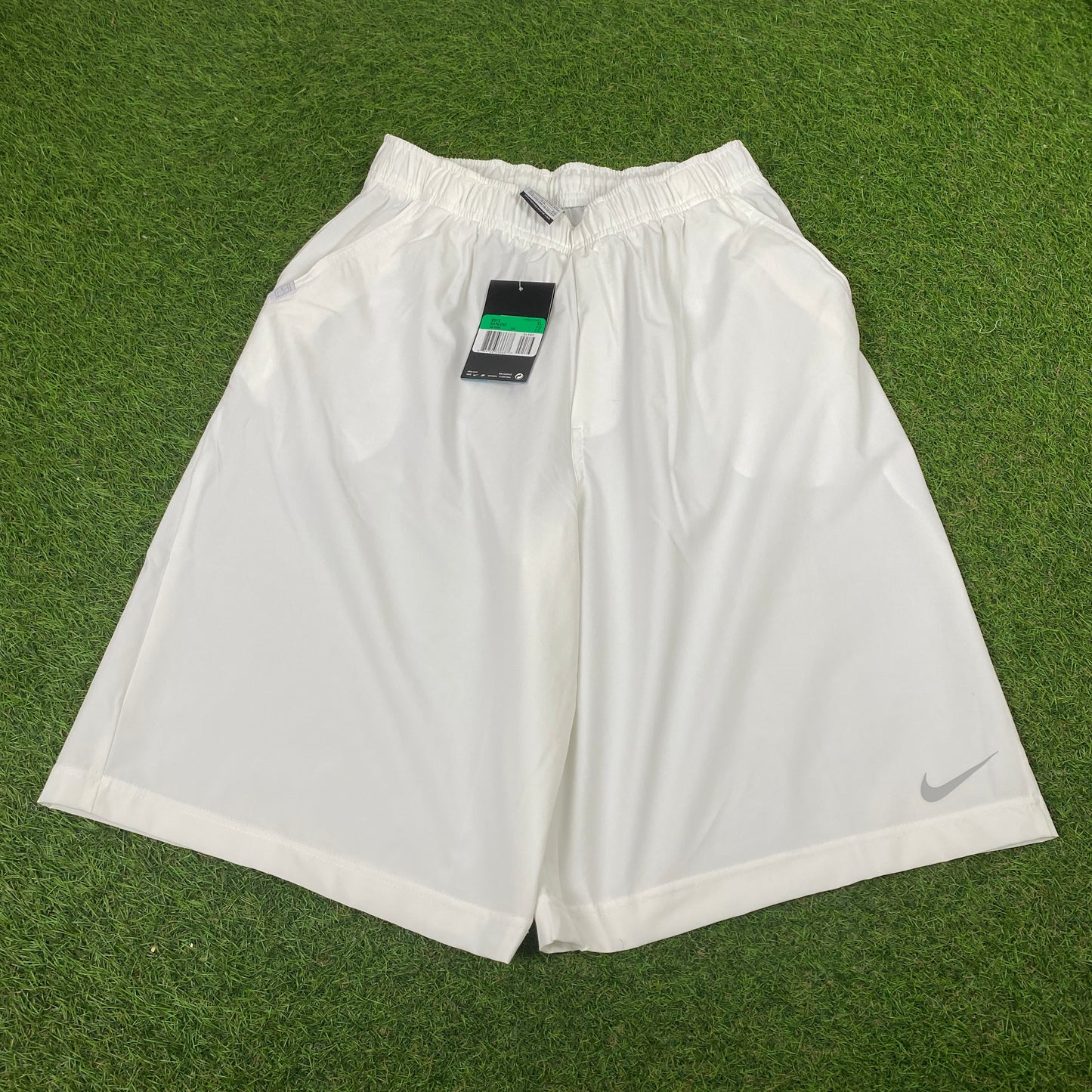 00s Nike Court Shorts White Small