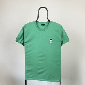 90s Stussy T-Shirt Green Small