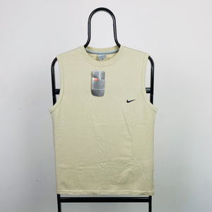 00s Nike Vest T-Shirt Light Brown Small