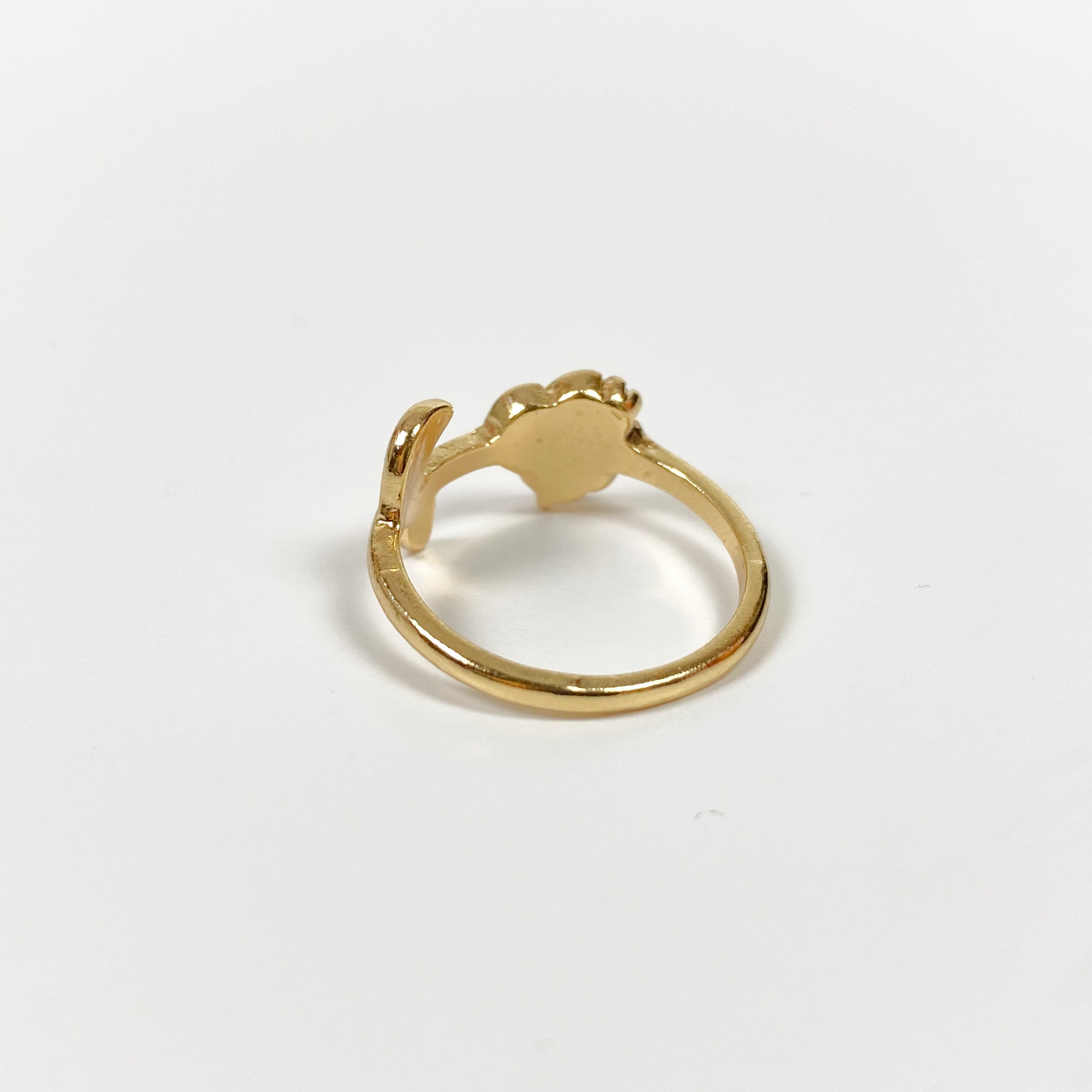 Vintage Rose Ring Gold