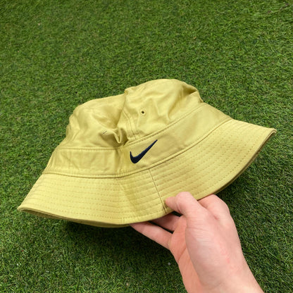 Vintage Nike Bucket Hat Green Brown