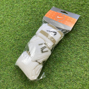 Nike Socks 3 Pack Striped White