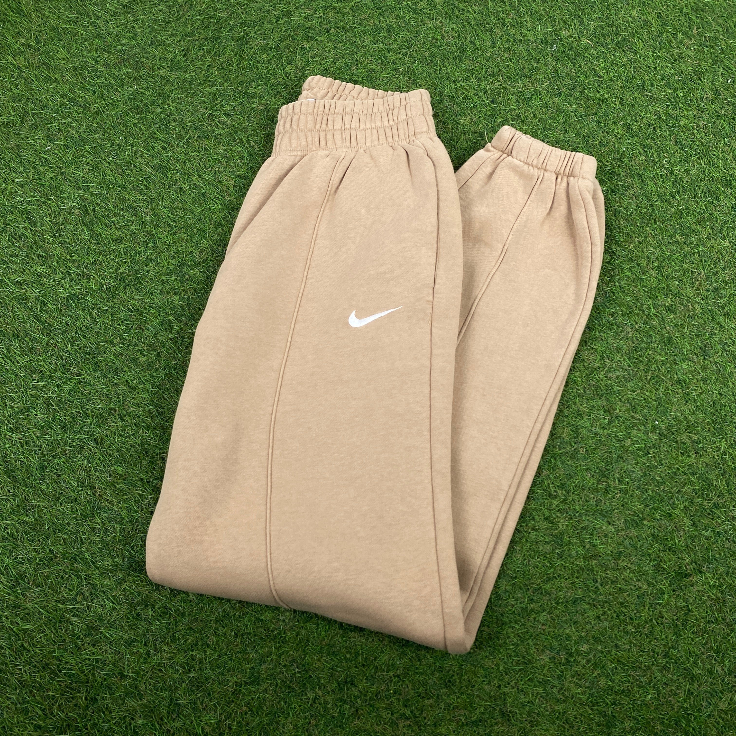 00s Nike Cotton Joggers Brown XS