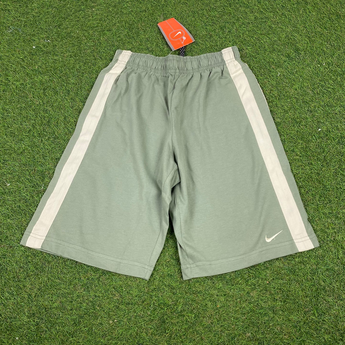 Vintage Nike Cotton Shorts Green Small