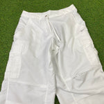 00s Nike Parachute Cargo Joggers White Small