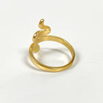 Vintage Snake Ring Gold