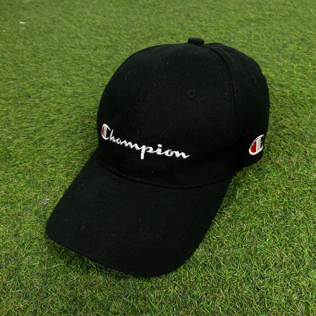 Retro Champion Hat Black