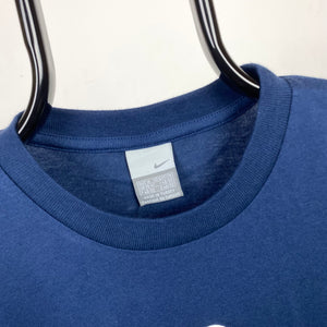00s Nike Football T-Shirt Blue Medium