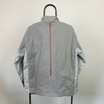 00s Nike Hex Windbreaker Jacket Grey Small