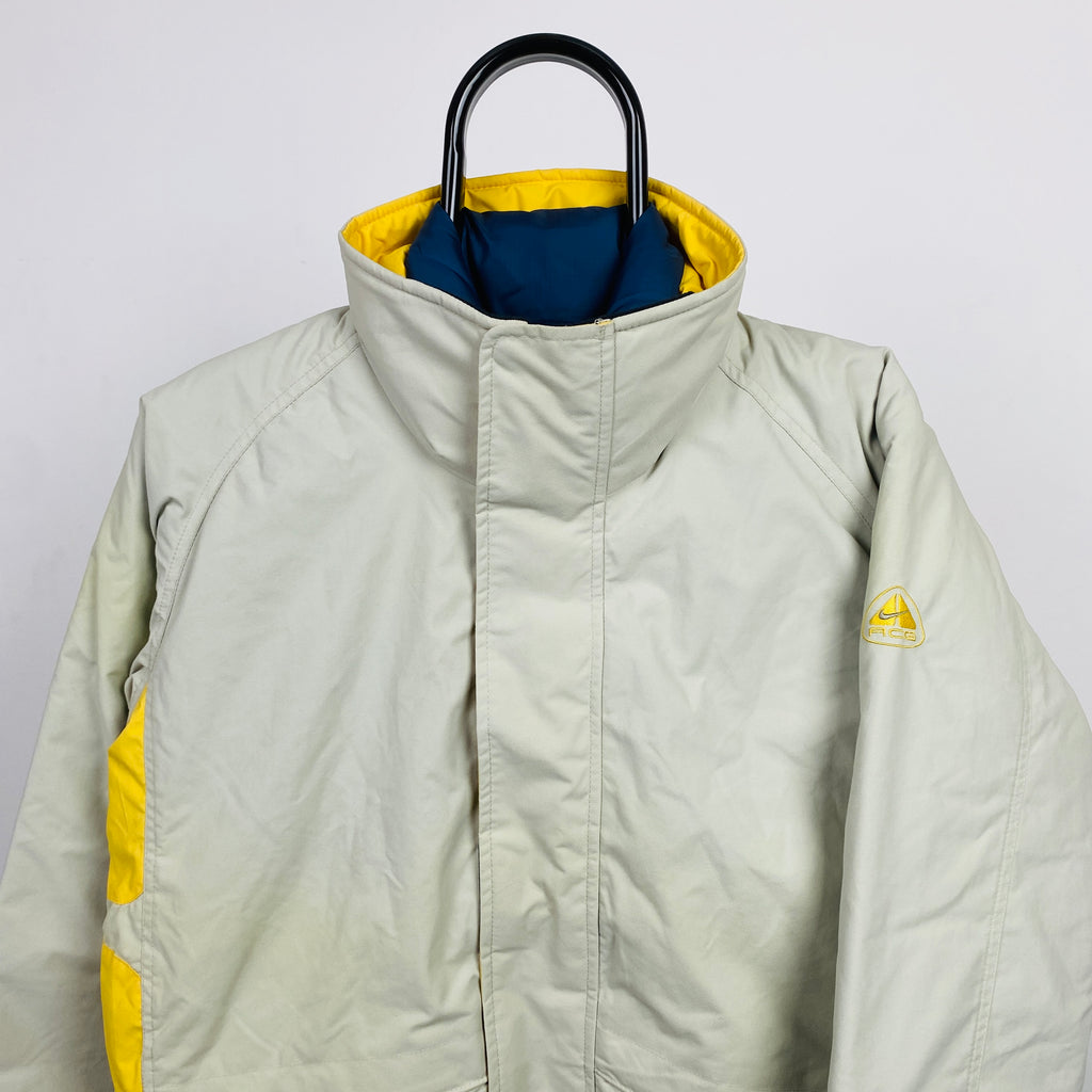 00s Nike ACG Waterproof Storm Coat Jacket Brown Small