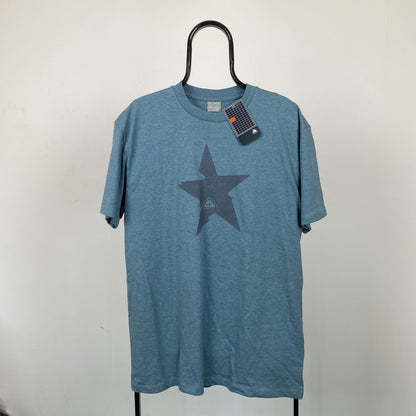 Vintage Nike ACG T-Shirt Blue Large