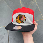 Retro NHL Chicago Blackhawks Hat Cap Black