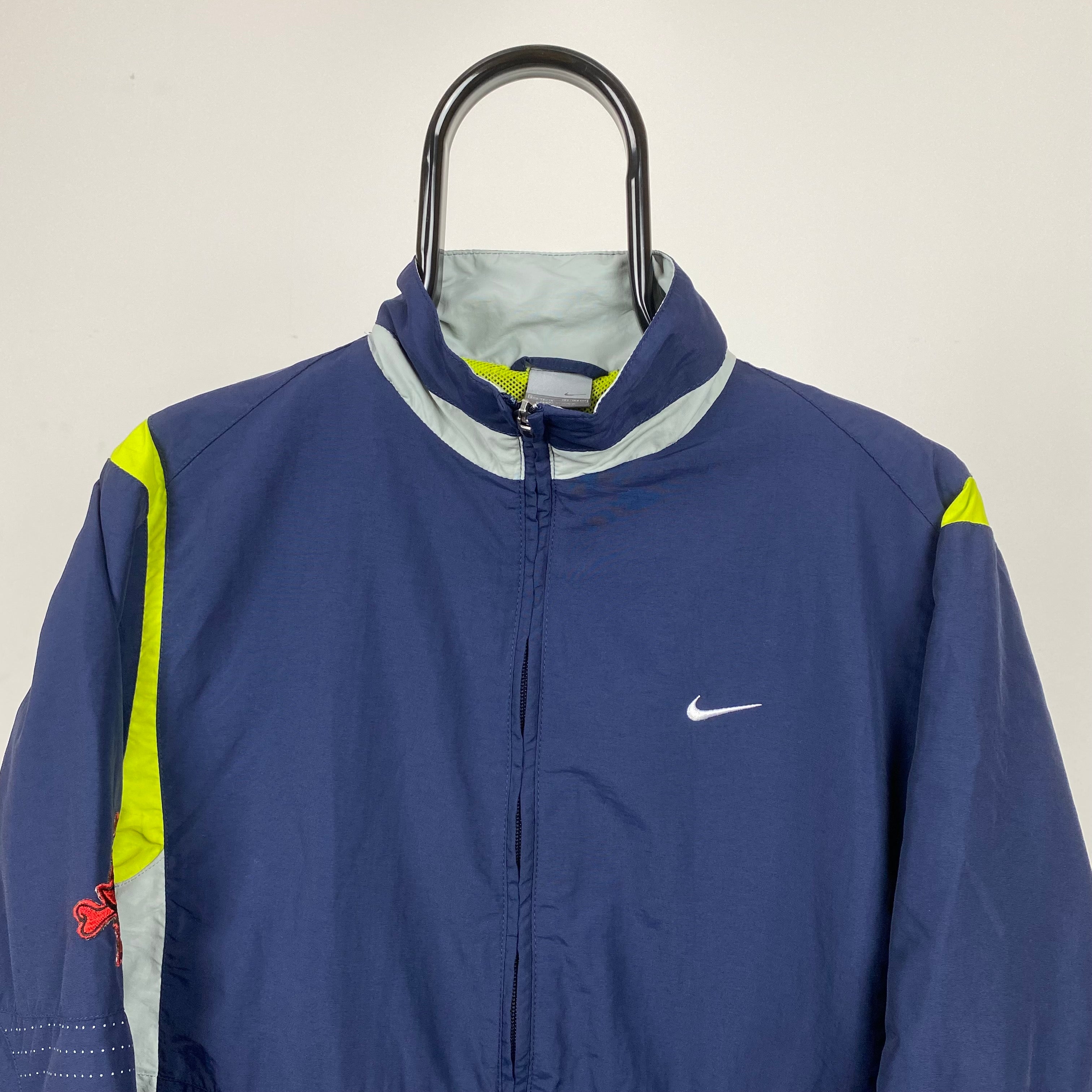 Gewond raken namens Moet 90s Nike Shox Windbreaker Jacket Blue XS – Clout Closet