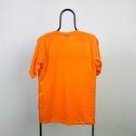 Vintage Nike Court T-Shirt Orange Large
