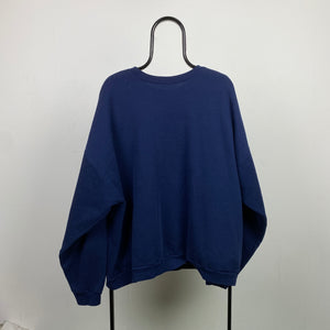 90s Nike Sweatshirt Blue XXL