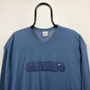 Vintage Nike Long Sleeve T-Shirt Blue XXL