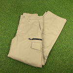 00s Nike Cargo Trousers Joggers Brown Small