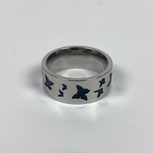 Retro Butterfly Ring .925 Silver