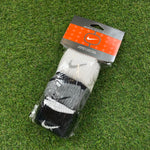 Vintage Nike Socks 3 Pack White UK12-9