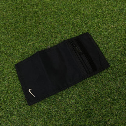 00s Nike Tri-Fold Wallet Card Holder Black