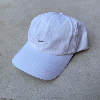 00s Nike Hat White Brown