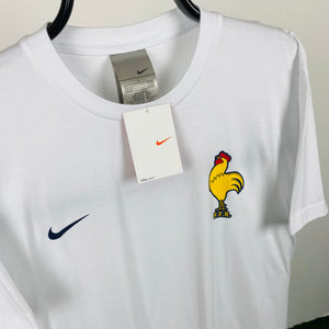Vintage Nike France Rugby T-Shirt White Large