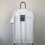 1997 Retro Anvil Rolling Stones T-Shirt White Large