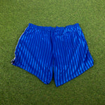 Retro Adidas Nylon Sprinter Shorts Blue XL