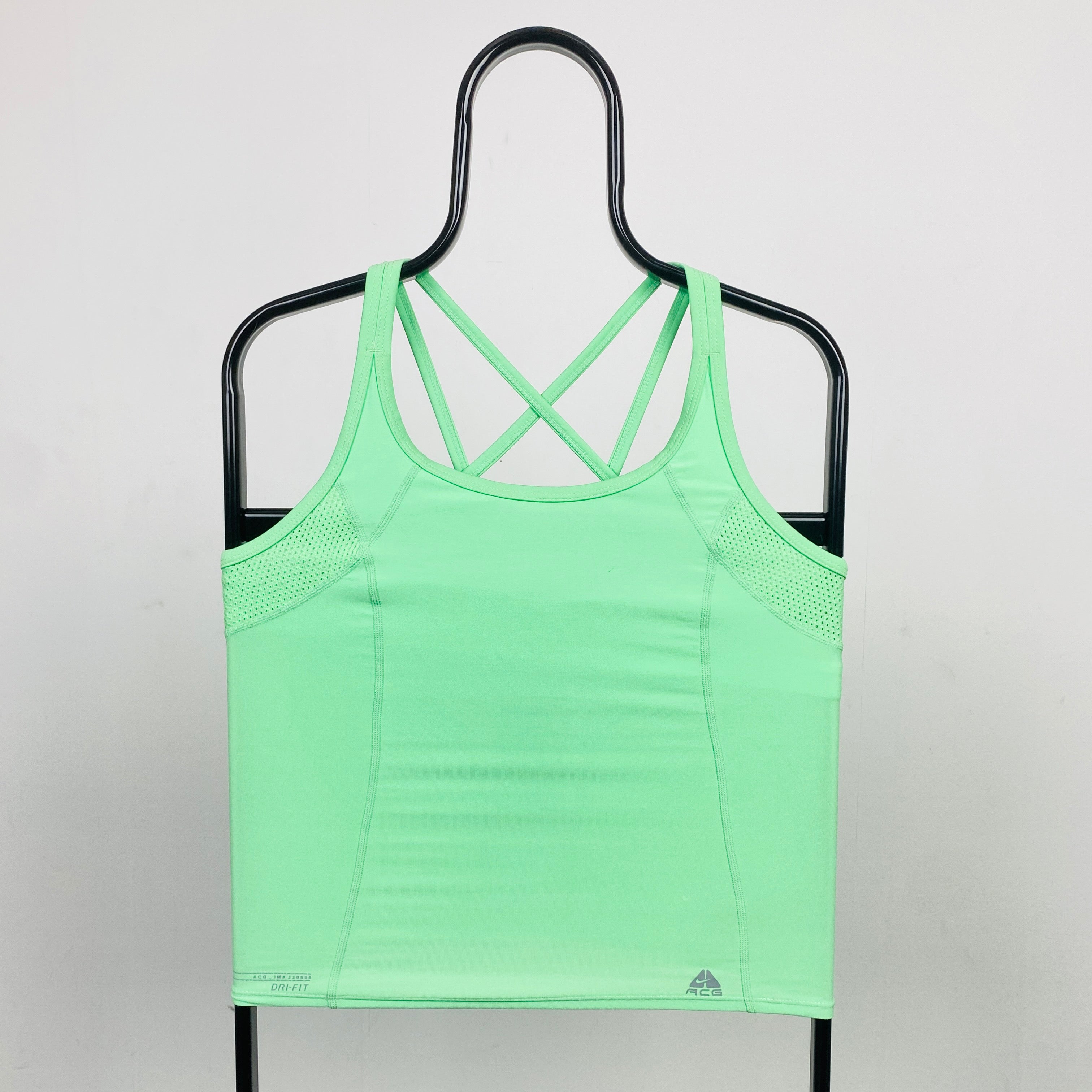 00s Nike ACG Gym Bra Vest T-Shirt Green Medium