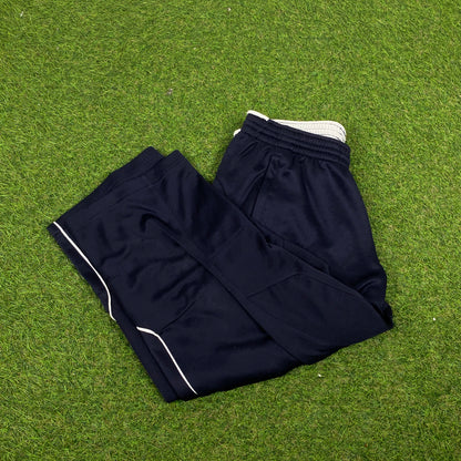 Retro Puma 3/4 Length Nylon Shorts Blue Small