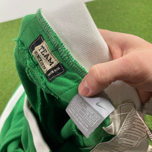 Vintage Nike Cotton Joggers Green Medium