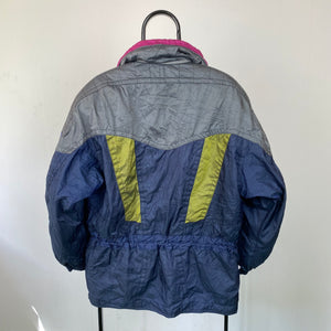 Vintage Ellesse Ski Coat Jacket Purple Medium