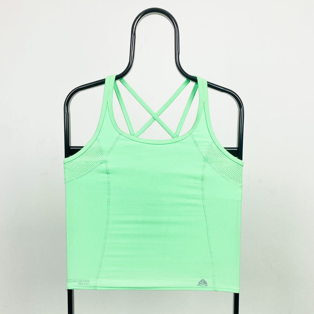 00s Nike ACG Gym Bra Vest T-Shirt Green Medium