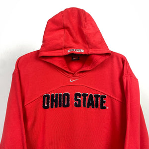 00s Nike Team Ohio State Hoodie Red Large