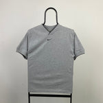 00s Nike Centre Swoosh T-Shirt Grey XXS