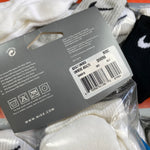 Vintage Nike Socks Colour 3 Pack White UK12-6