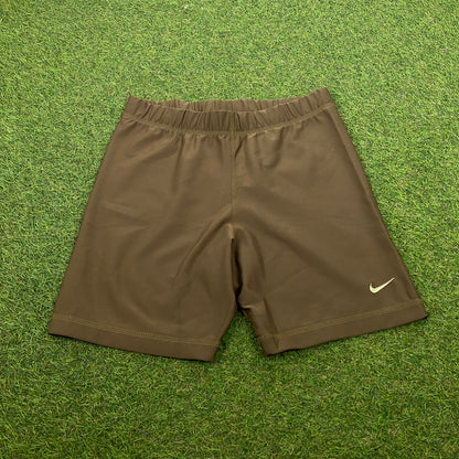 90s Nike Cycling Shorts Brown Large