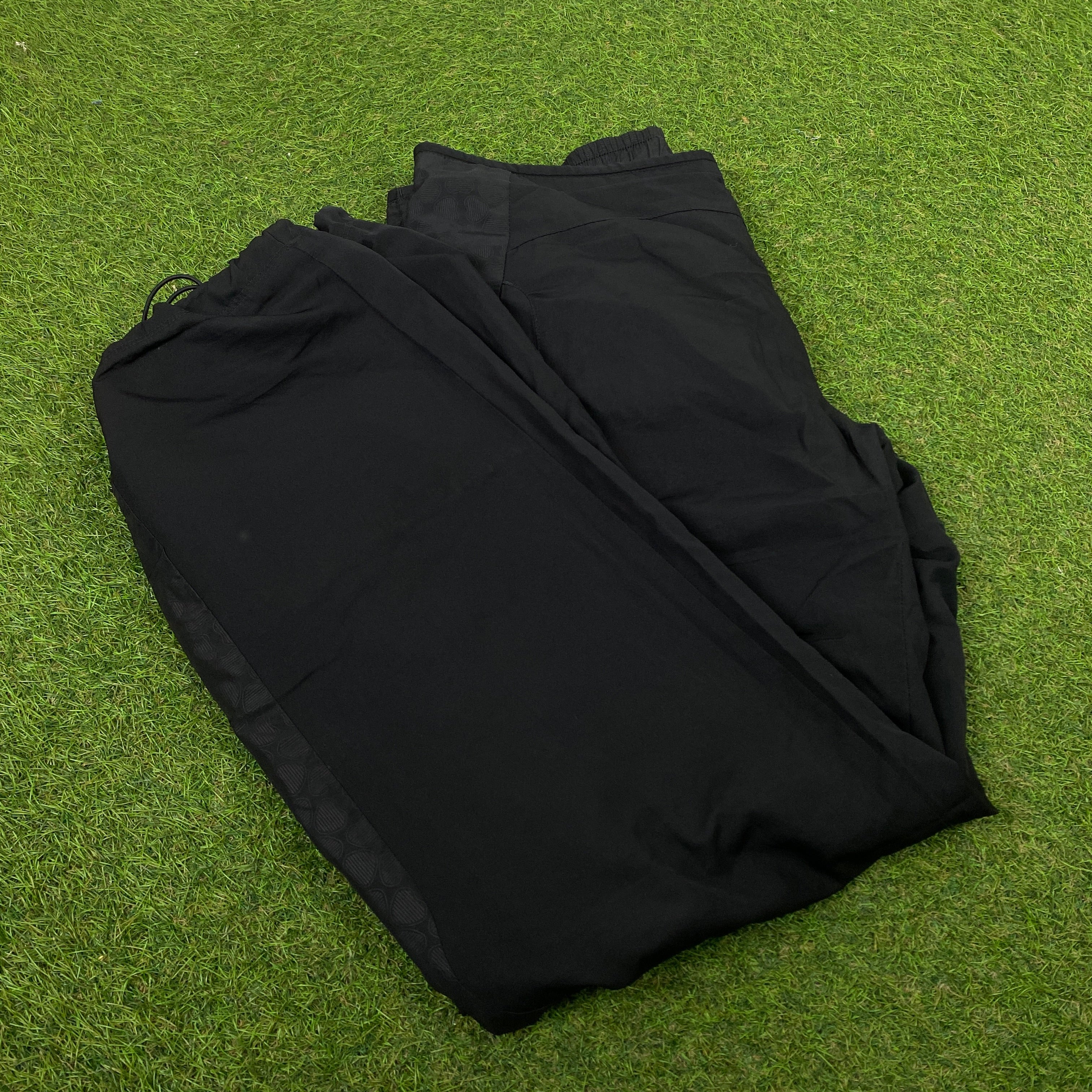 00s Nike Parachute Toggle Joggers Black Large