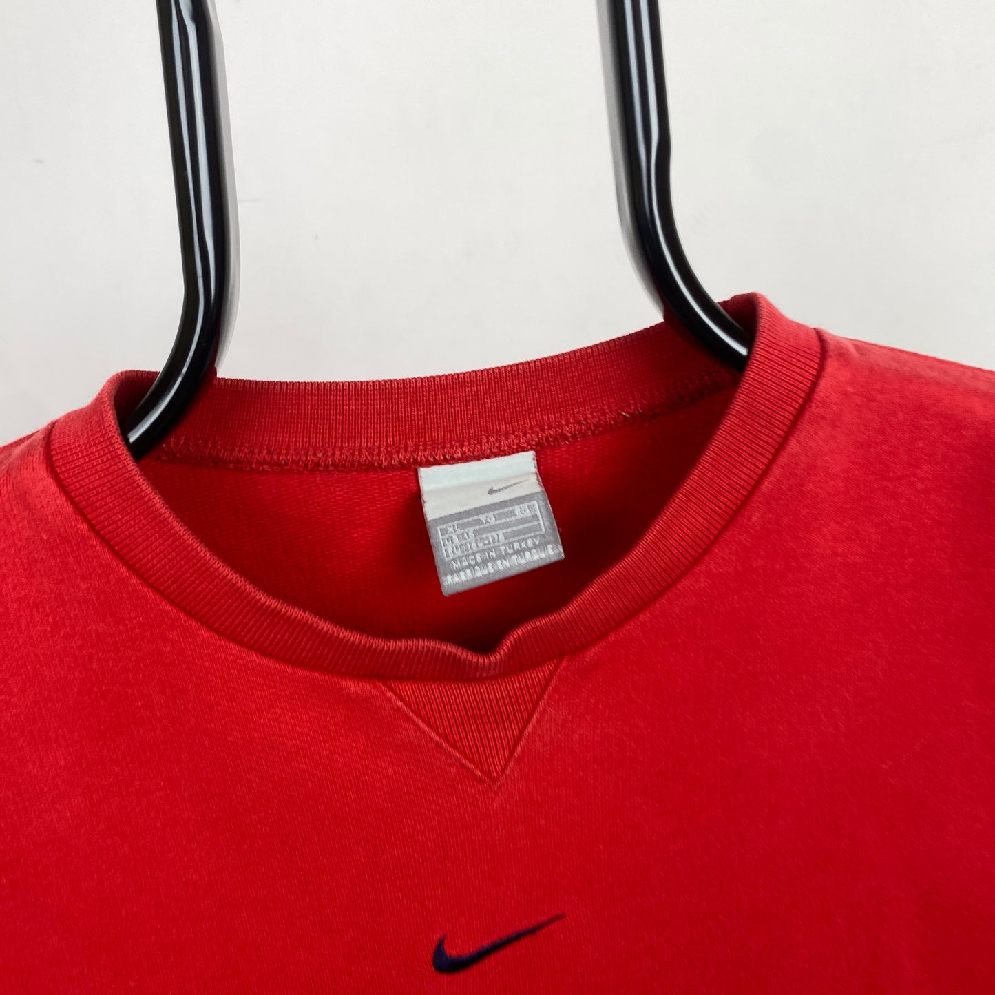 00s Nike Sweatshirt Red Small