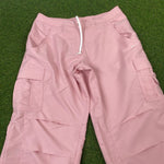 00s Nike Parachute Cargo Joggers Pink Small