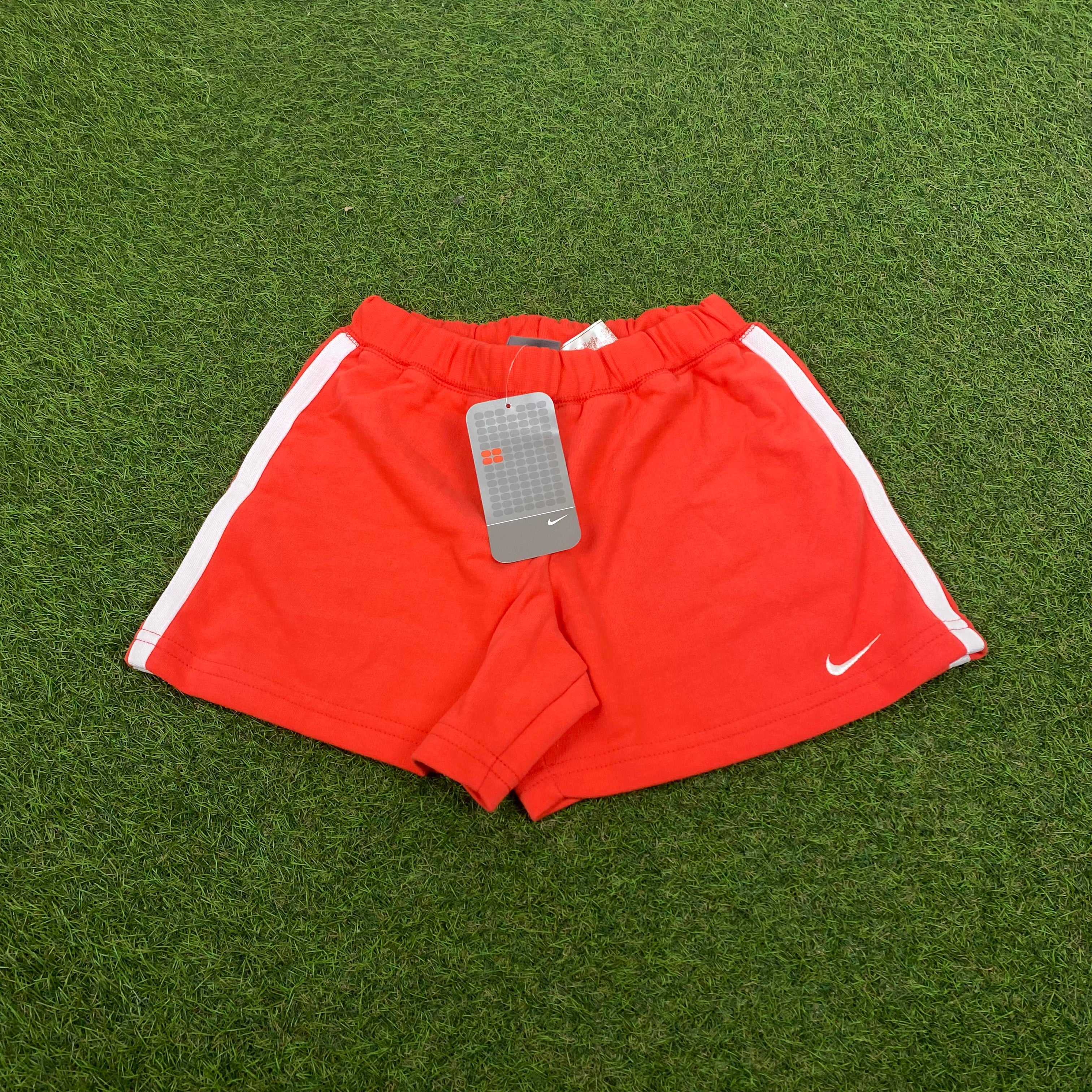 00s Nike Cotton Sprinter Shorts Red XS