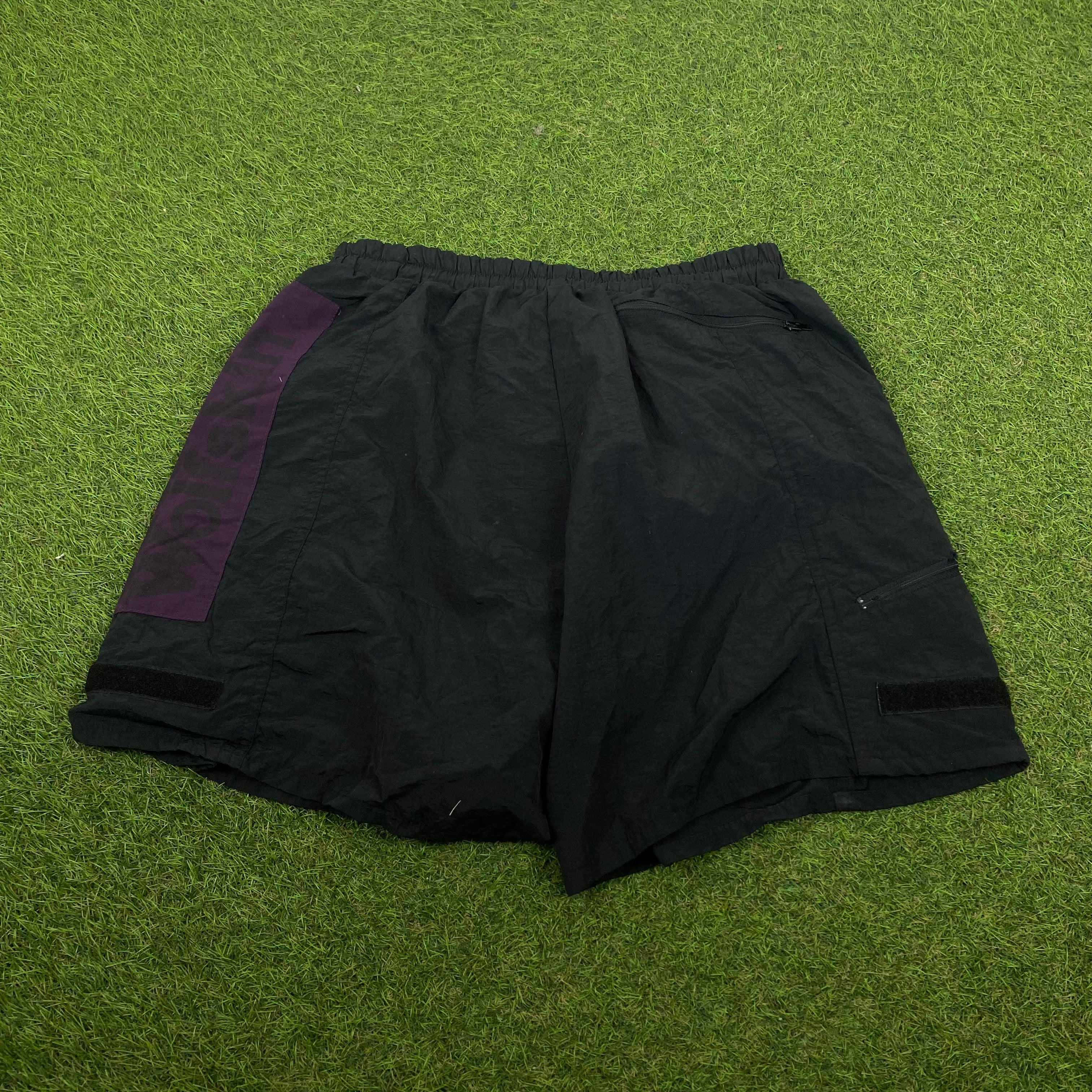 Retro Jack Wolfskin Shorts Black XL