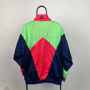 90s Nike Windbreaker Track Windbreaker Jacket Pink XL
