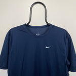 00s Nike Dri-Fit T-Shirt Blue Large