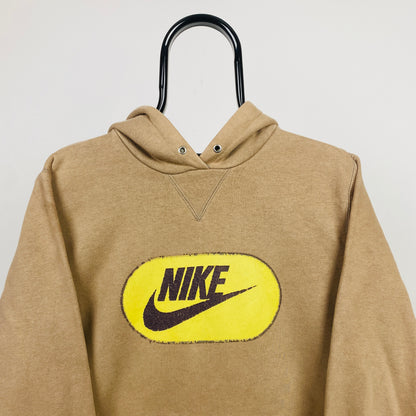 00s Nike Hoodie Brown Small