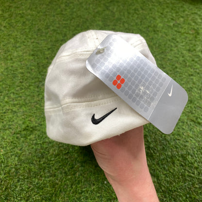 Vintage Nike Uptempo Fitted Hat White