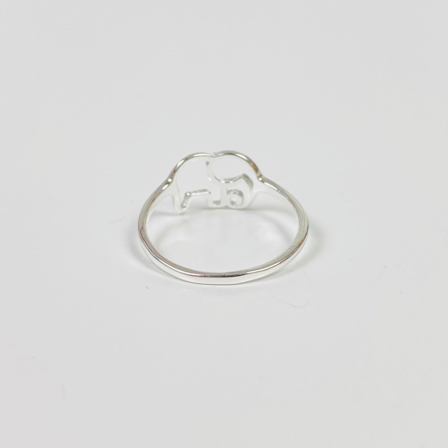 Vintage Elephant Ring Silver