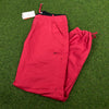 00s Nike Parachute Cargo Joggers Pink Red XS