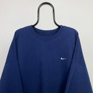 90s Nike Sweatshirt Blue XXL